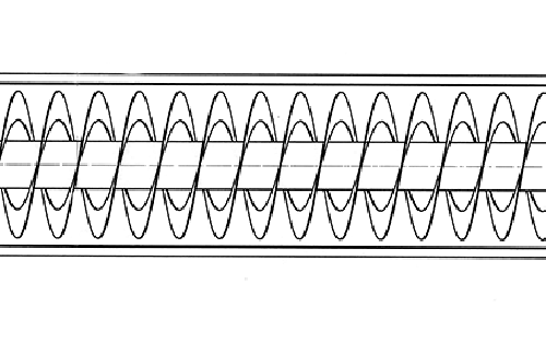 Классификатор с непогруженной спиралью 1КСН-10х84