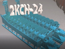 Видеоролик с производства 2КСН-24 спиральный классификатор